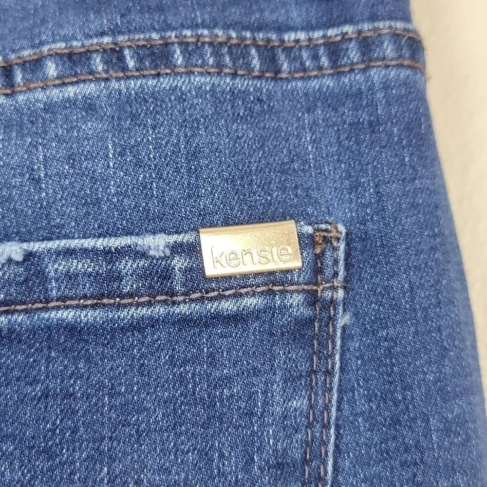 Kensie Ultimate High Rise Skinny Dark Wash Jegging Ankle Legging Jeans 6 28